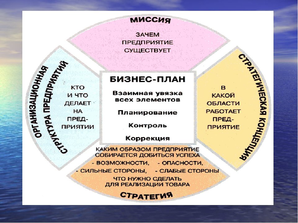 Бизнес план для ребенка в школу